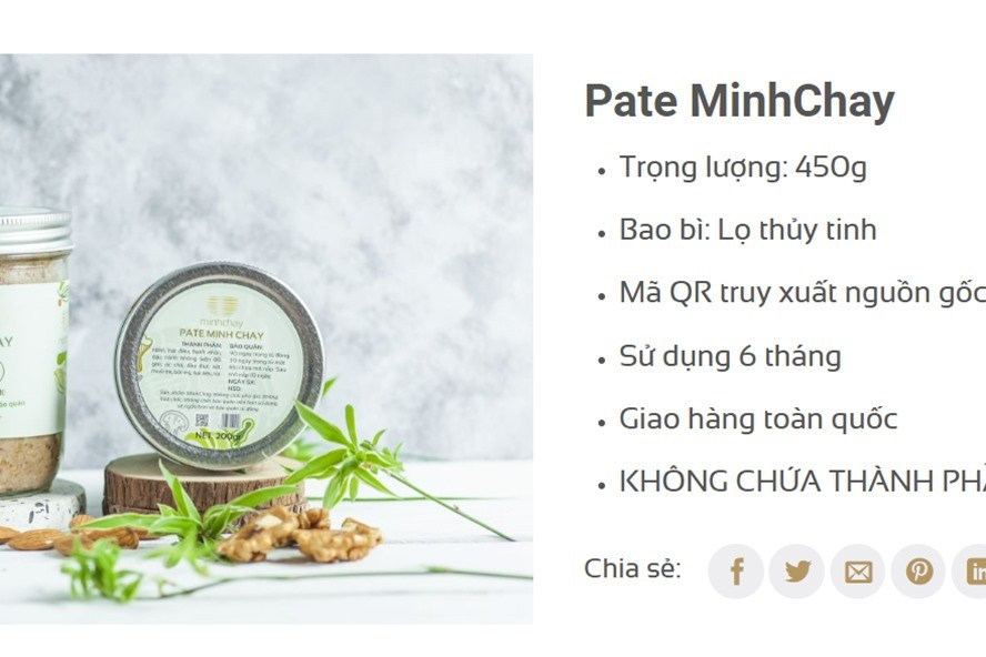 Sản phẩm pate Minh Chay bị cảnh báo có chứa độc tố, gây ngộ độc cho người tiêu dùng. Ảnh: chụp màn hình. Sản phẩm pate Minh Chay bị cảnh báo có chứa độc tố, gây ngộ độc cho người tiêu dùng. Ảnh: chụp màn hình.