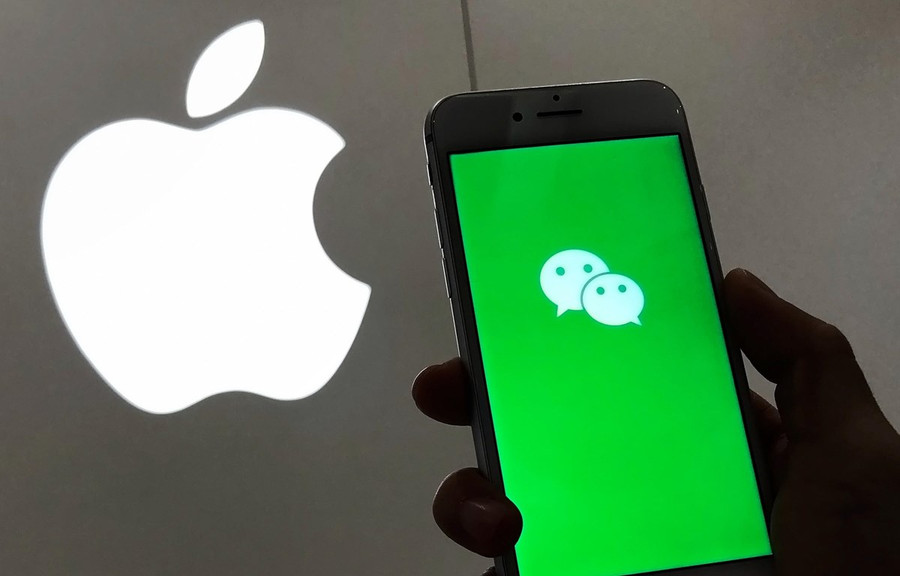 Trung Quốc đe dọa tẩy chay Apple nếu Mỹ cấm WeChat. (Nguồn: news.cgtn.com)