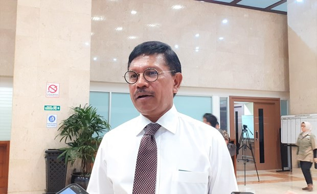 Bộ trưởng Thông tin và Truyền thông nước này Johnny G.Plate. (Ảnh: Mime)