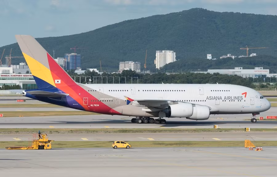  Máy bay của hãng hàng không Asiana Airlines. (Nguồn: AirlineGeeks)