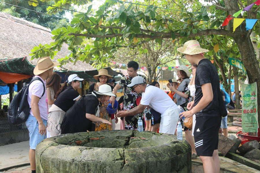 Giếng nước ngọt của người Chăm trên đảo ẢNH: NGUYỄN VĂN CÔNG