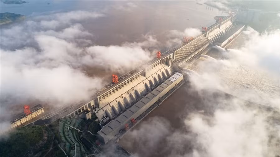 Các chuyên gia cho rằng, không thể trông đợi vào duy nhất đập Tam Hiệp để giải quyết toàn bộ lũ lụt sông Dương Tử. Ảnh: CNN.