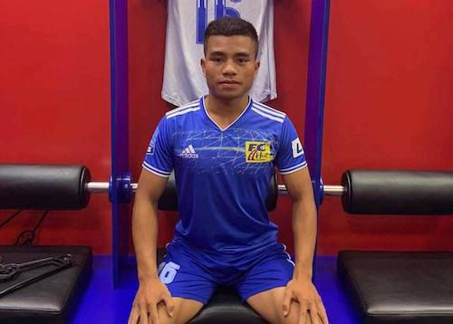 Hồ Thanh Minh là một cầu thủ rất đặc biệt ở đợt tập trung lần này.