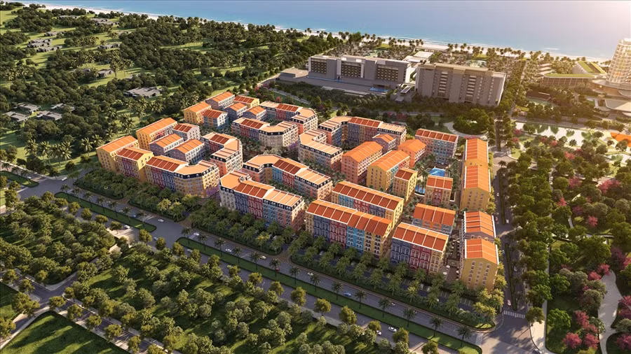 Vị trí lý tưởng của Phu Quoc Marina Square: nằm cạnh con đường huyết mạch của Bãi Trường với lộ giới 68m và nằm phía sau 2 dự án khu nghỉ dưỡng cao cấp Regent Phu Quoc 6 sao và InterContinental Phu Quoc Long Beach Resort 5 sao