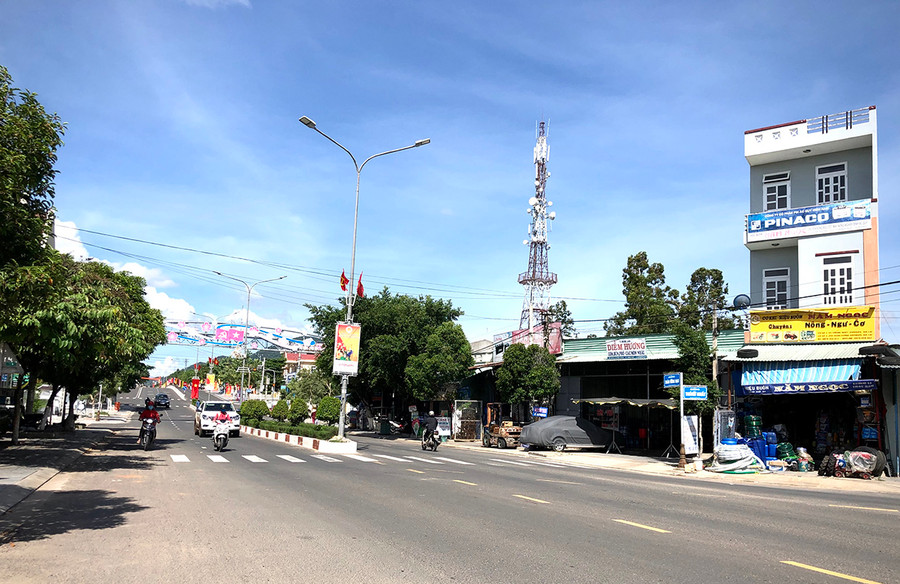 Một góc thị trấn Phú Túc (huyện Krông Pa) hôm nay. Ảnh: Linh Hòa Một góc thị trấn Phú Túc (huyện Krông Pa) hôm nay. Ảnh : Lê Hòa