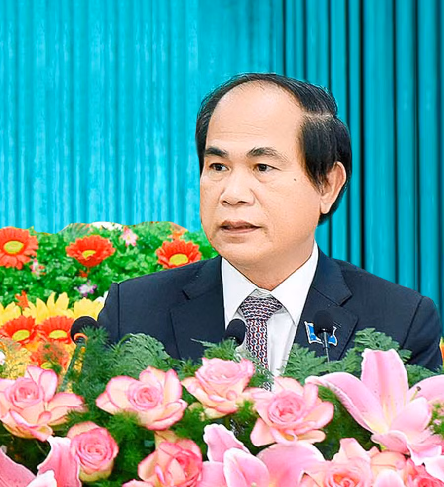 Đồng chí Võ Ngọc Thành-Phó Bí thư Tỉnh ủy, Chủ tịch UBND tỉnh phát biểu chỉ đạo tại Đại hội đại biểu Đảng bộ huyện Chư Sê lần thứ X (nhiệm kỳ 2020-2025). Ảnh: Đức Thụy