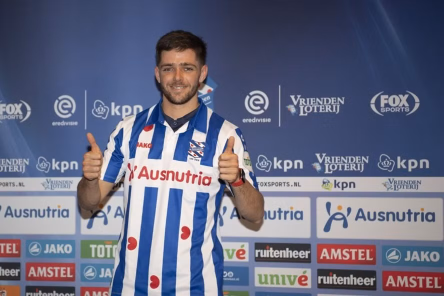 Joaquin Fernandez là tân binh thứ 3 của SC Heerenveen. Ảnh: SC Heerenveen