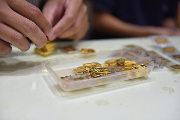 Doanh thu vàng miếng tại các công ty vàng tăng mạnh nhờ hiệu ứng giá vàng tăng - Ảnh: NGỌC PHƯỢNG Doanh thu vàng miếng tại các công ty vàng tăng mạnh nhờ hiệu ứng giá vàng tăng - Ảnh: NGỌC PHƯỢNG