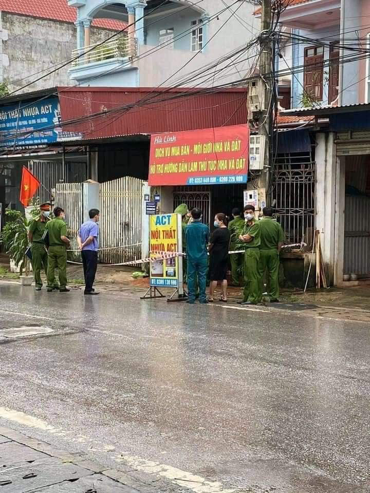 Hiện trường xảy ra vụ án. Hiện trường xảy ra vụ án.