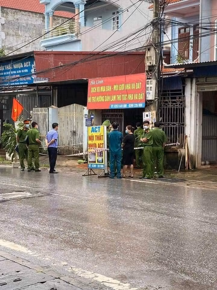  Hiện trường xảy ra vụ án.