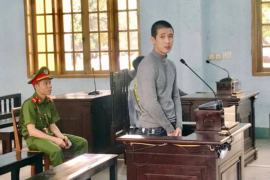 Bị cáo Nguyễn Quốc Hải tại phiên tòa.Ảnh: R'Ô Hok