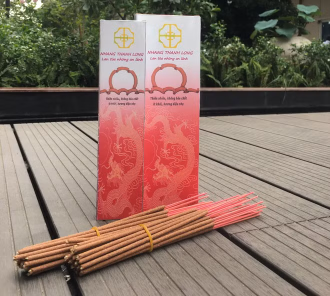 Thành quả nhang thanh long của Linh