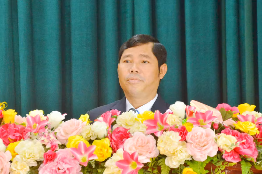 Ông Trần Minh Sơn được bầu giữ chức Bí thư Huyện ủy Chư Păh nhiệm kỳ 2020-2025. Ảnh: Phương Linh