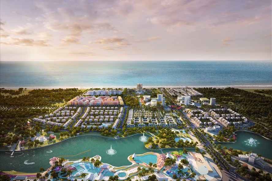 Khu đô thị mới Nam đảo với hạ tầng hiện đại như khu phức hợp Bãi Trường sẽ tạo điều kiện khai thác, phát huy tiềm năng, lợi thế của Đảo Ngọc (Ảnh: Khu phức hợp nghỉ dưỡng Phu Quoc Marina Square tại trung tâm Bãi Trường)