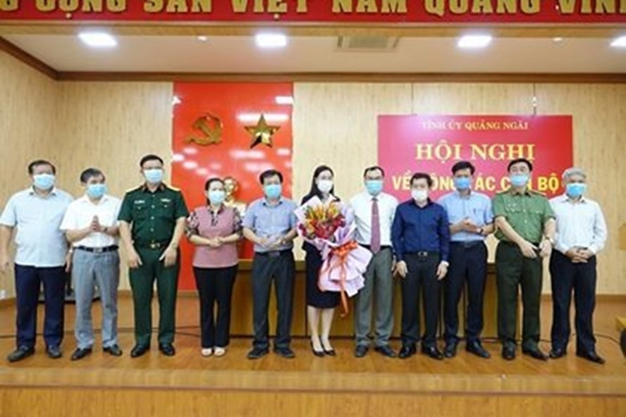 Hội nghị về công tác cán bộ ở Quảng Ngãi. Ảnh: H.N
