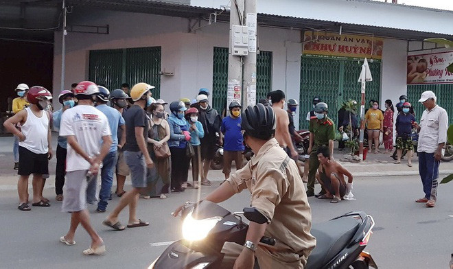 Chương bị bắt giữ sau khi gây án. Ảnh: Công an cung cấp.