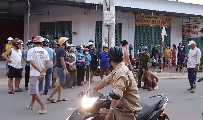 Chương bị bắt giữ sau khi gây án. Ảnh: Công an cung cấp.