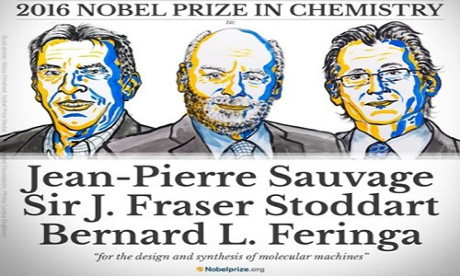 Chân dung ba nhà khoa học nhận giải Nobel Hóa học 2016. Chân dung ba nhà khoa học nhận giải Nobel Hóa học 2016.