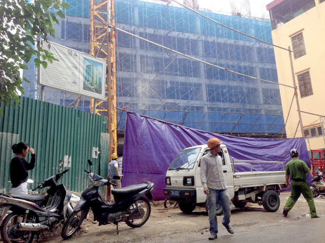  Toàn bộ công trình đã được phong tỏa ngay sau khi tai nạn xảy ra