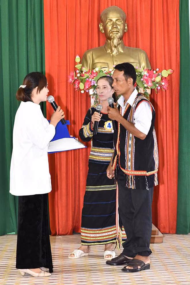  Huyện Phú Thiện được chọn làm điểm tổ chức Hội thi tuyên truyền viên BHXH, BHYT cấp huyện, thị xã, thành phố. Ảnh: Đ.T