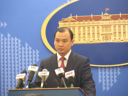 Người Phát ngôn Bộ Ngoại giao Lê Hải Bình.