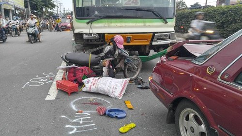 Hiện trường vụ tai nạn