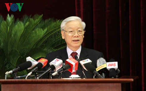 Tổng Bí thư Nguyễn Phú Trọng chủ trì và phát biểu khai mạc Hội nghị Trung ương 4. Tổng Bí thư Nguyễn Phú Trọng chủ trì và phát biểu khai mạc Hội nghị Trung ương 4.