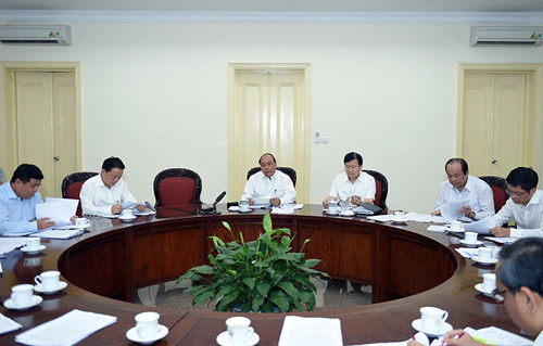  Quang cảnh buổi làm việc. Ảnh: VGP