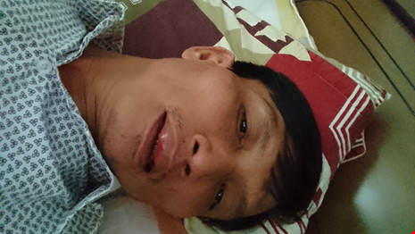 Ông Hưng tố cáo bị ông Truyền đấm gây thương tích ở miệng. (Ảnh do ông Hưng cung cấp). Ông Hưng tố cáo bị ông Truyền đấm gây thương tích ở miệng. (Ảnh do ông Hưng cung cấp).