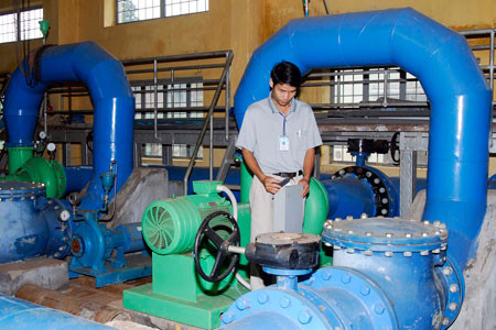 Nhà máy cấp nước Biển Hồ. Ảnh: Đức Thụy