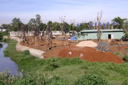 Công trình xây dựng trái phép. Ảnh: Ngọc Như 