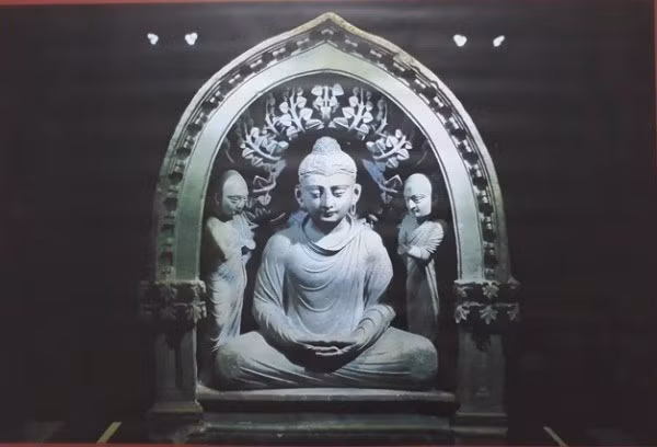  Một tác phẩm được trưng bày tại triển lãm. (Ảnh: BTC)