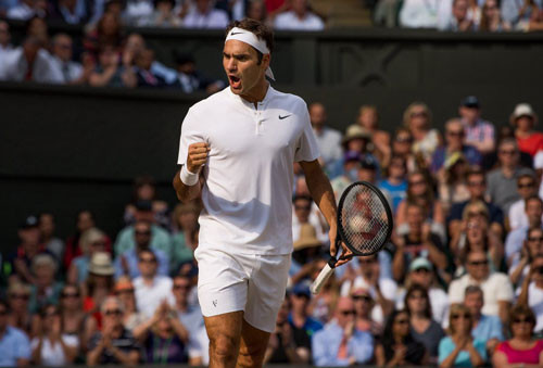Federer đứng trước cơ hội giành danh hiệu Wimbledon lần thứ 8. Federer đứng trước cơ hội giành danh hiệu Wimbledon lần thứ 8.