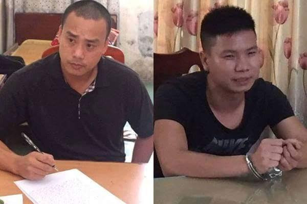 Cường và Thái bị cơ quan công an bắt giữ ngay sau khi gây án Cường và Thái bị cơ quan công an bắt giữ ngay sau khi gây án