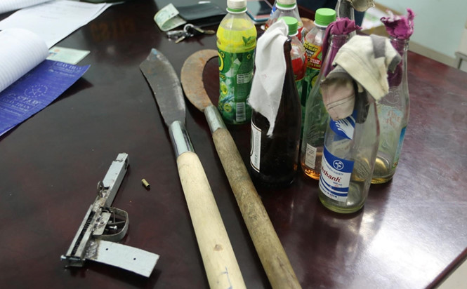 Tang vật công an thu giữ