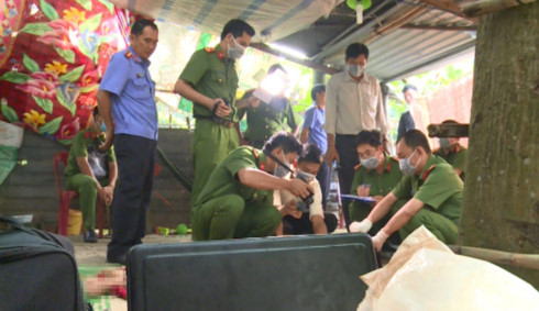  Hiện trường nơi xảy ra vụ án.