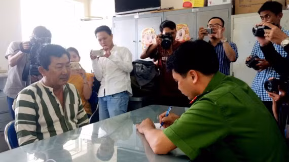  Bị can Phan Văn Ngoan tại cơ quan điều tra.