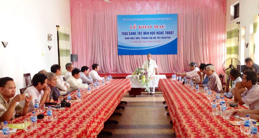 Tổ chức Trại sáng tác văn học nghệ thuật khu vực Bắc Trung bộ và Tây Nguyên. Tổ chức Trại sáng tác văn học nghệ thuật khu vực Bắc Trung bộ và Tây Nguyên