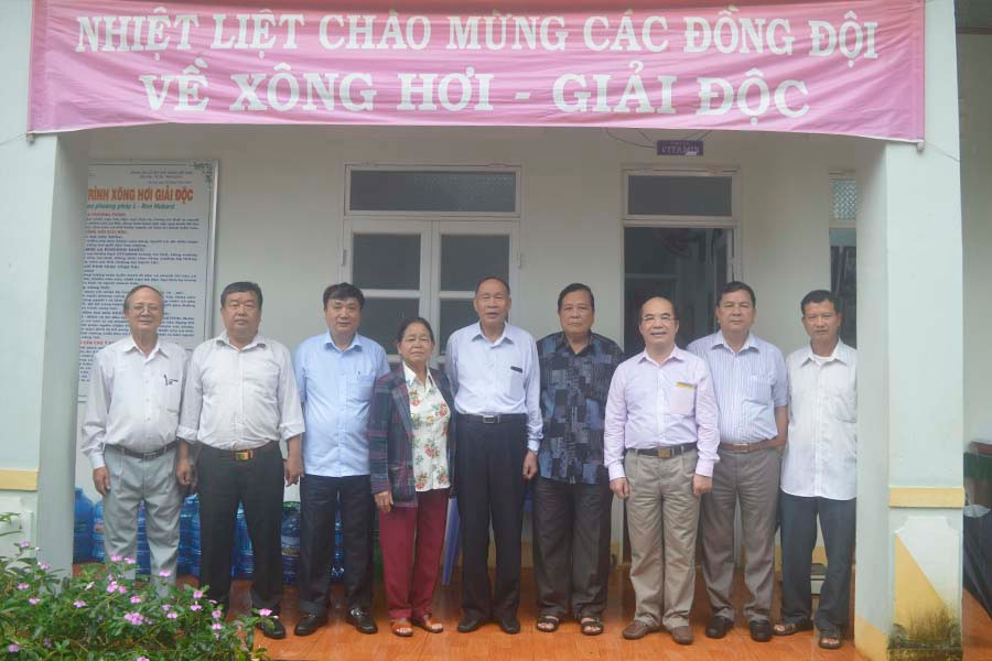  1 Đoàn Trung ương Hội Nạn nhân chất độc da cam_-dioxin Việt Nam thăm, làm việc tại Hội Nạn nhâ_n chất độc da cam-dioxin tỉnh. Ảnh. Đ.Y
