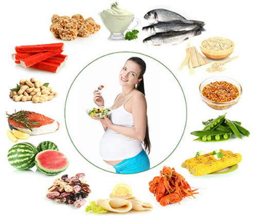 Mẹ bầu nên áp dụng chế độ ăn uống lành mạnh, giàu dưỡng chất.