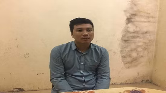 Bùi Văn Vị khi bị bắt tại cơ quan điều tra.