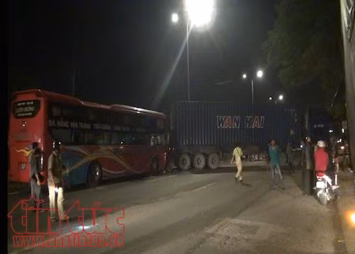 Hiện trường vụ tai nạn.