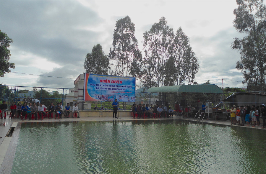 Quang cảnh khai mạc đợt huấn luyện. Ảnh: Ngọc Minh