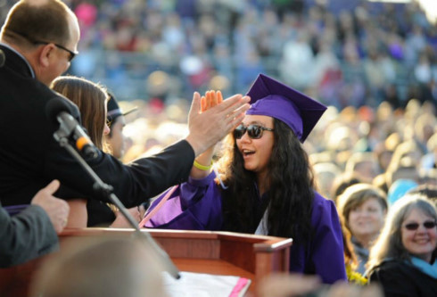 Cathy Đào tại lễ tốt nghiệp. (Ảnh NVCC) Cathy Đào tại lễ tốt nghiệp. (Ảnh NVCC)