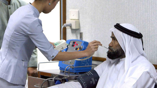 Một công dân vùng Vịnh (như trong ảnh) có thể lưu trú không visa tới 90 ngày cho mục đích du lịch chữa bệnh tại Thái Lan - Ảnh: AFP Một công dân vùng Vịnh (như trong ảnh) có thể lưu trú không visa tới 90 ngày cho mục đích du lịch chữa bệnh tại Thái Lan - Ảnh: AFP