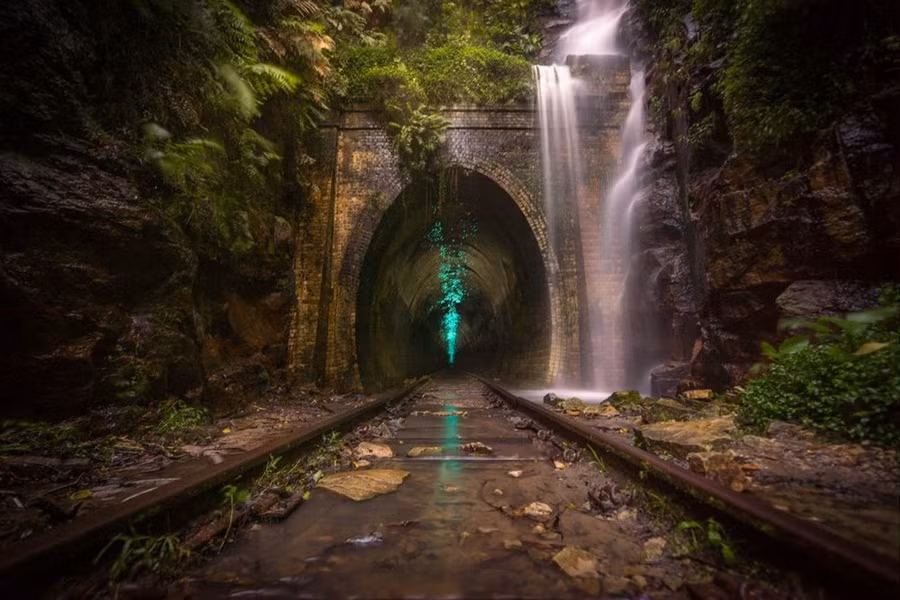 Tuyến đường hầm ở Helensburgh, New South Wales, Australia. (Nguồn: NatGeo)