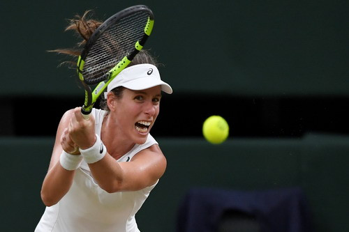 Johanna Konta trở lại mạnh mẽ ở hai ván sau Johanna Konta trở lại mạnh mẽ ở hai ván sau