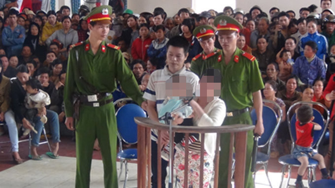 Nguyễn Mạnh Dương trước vành móng ngựa khi bị kết án tử hình