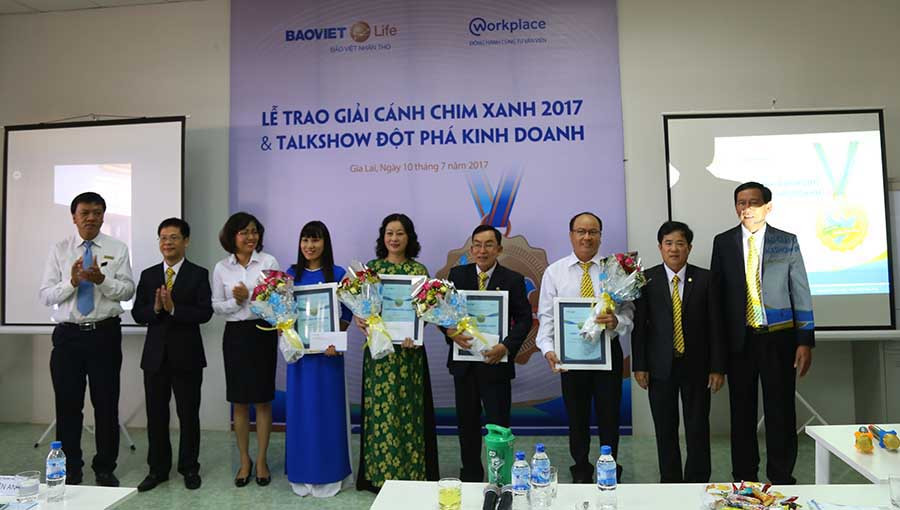  Trao Giải Cánh Chim Xanh lần thứ I. Ảnh: Đ.Y