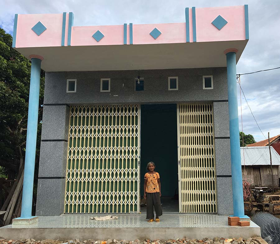 Ngôi nhà mới đem đến niềm vui cho các gia đình người có công trên địa bàn tỉnh. Ảnh: P.L Ngôi nhà mới đem đến niềm vui cho các gia đình người có công trên địa bàn tỉnh. Ảnh: P.L